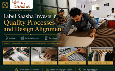 Label Saasha Invests in Quality Processes and Design Alignment